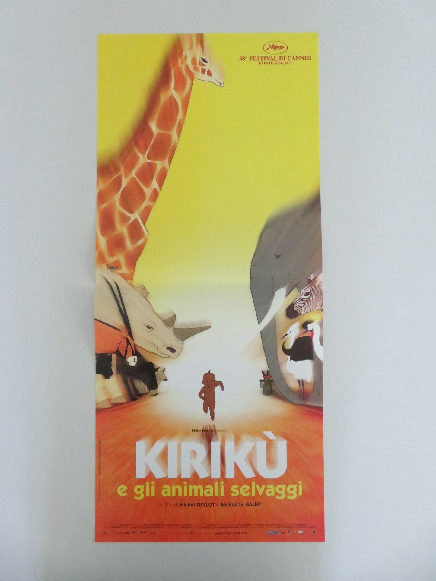 Kirikou and the Wild Beasts Italian Locandina Poster Pierre - Ndoffé Sarr 2005 Movie posters