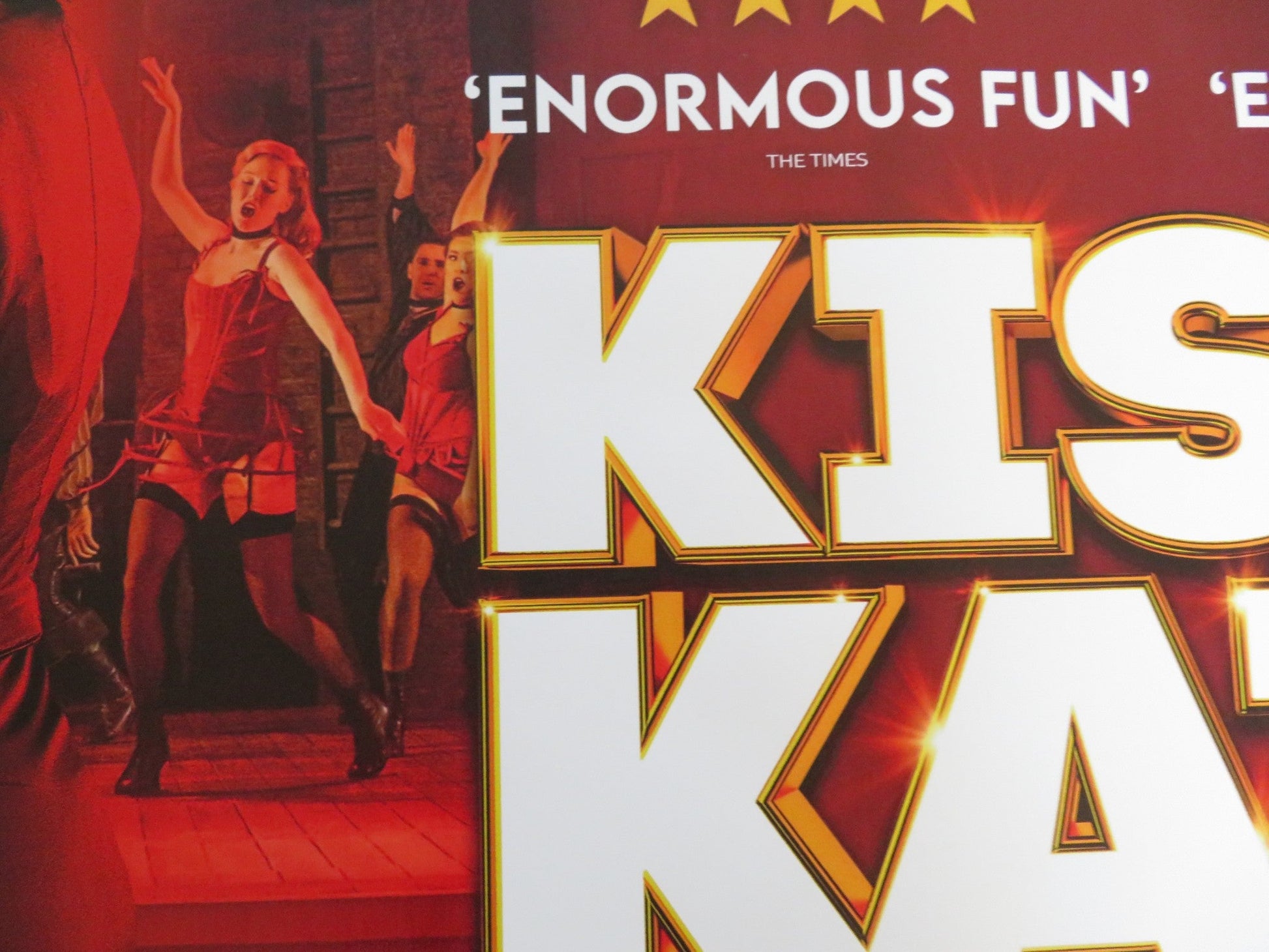 KISS ME, KATE: THE MUSICAL UK QUAD ROLLED POSTER ADRIAN DUNBAR 2024 Rendezvous Cinema Movie posters