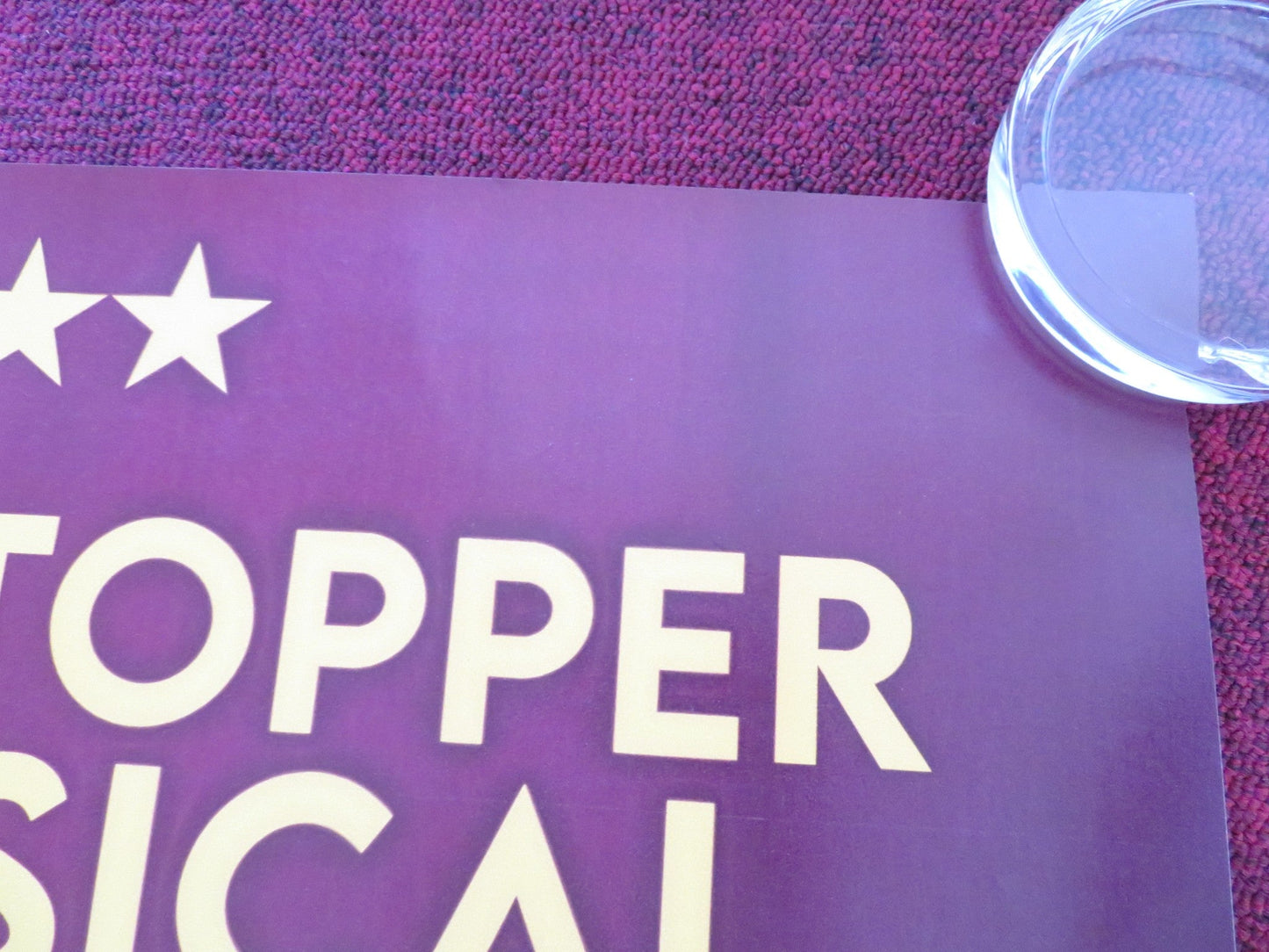 KISS ME, KATE: THE MUSICAL UK QUAD ROLLED POSTER ADRIAN DUNBAR 2024 Rendezvous Cinema Movie posters