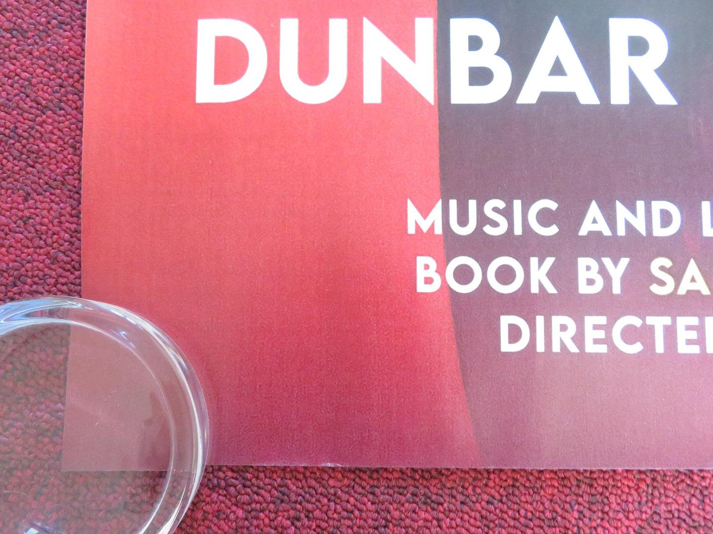 KISS ME, KATE: THE MUSICAL UK QUAD ROLLED POSTER ADRIAN DUNBAR 2024 Rendezvous Cinema Movie posters