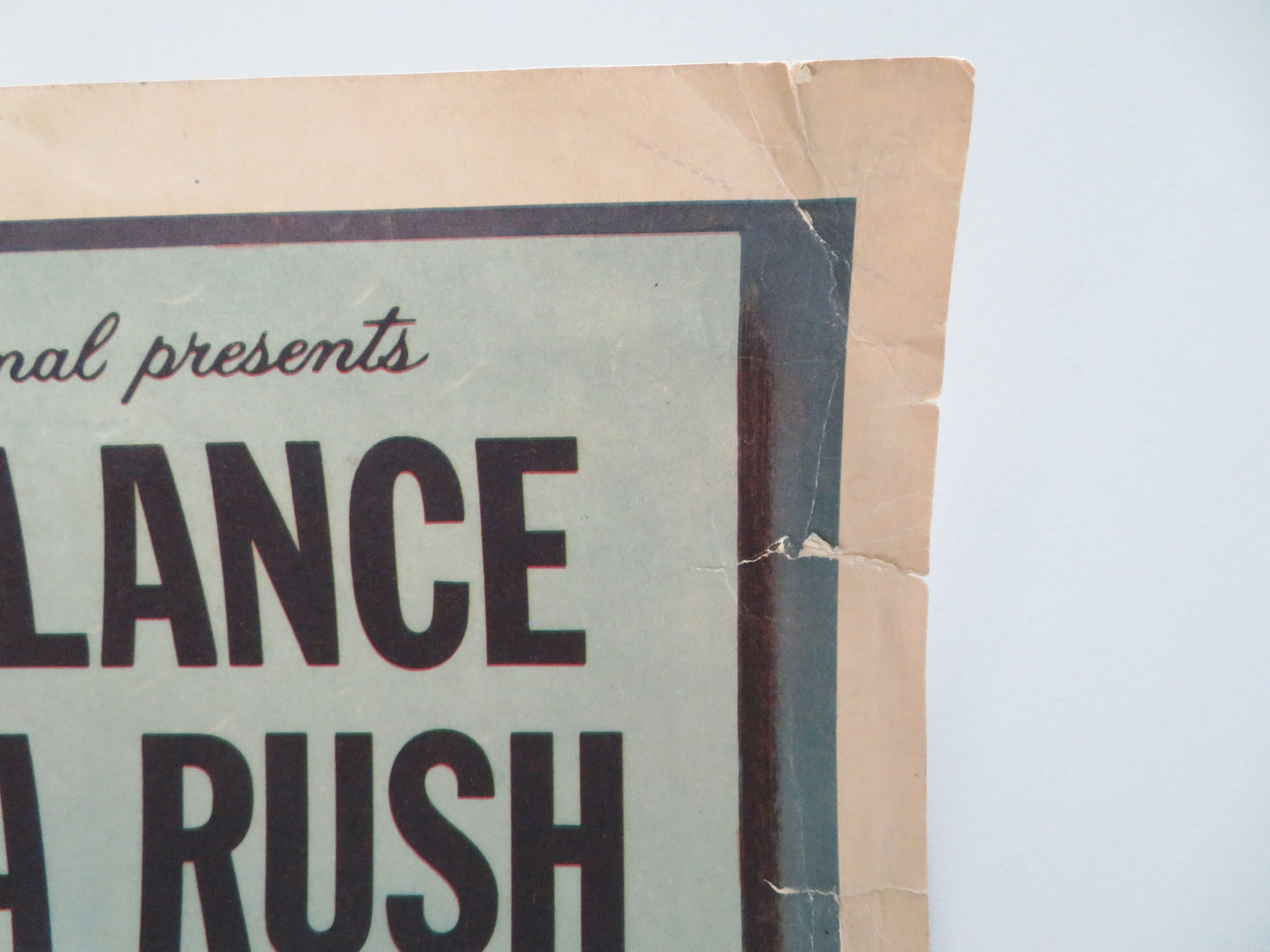 Kiss of Fire US Insert Poster Jack Palance Barbara Rush 1955 Movie posters
