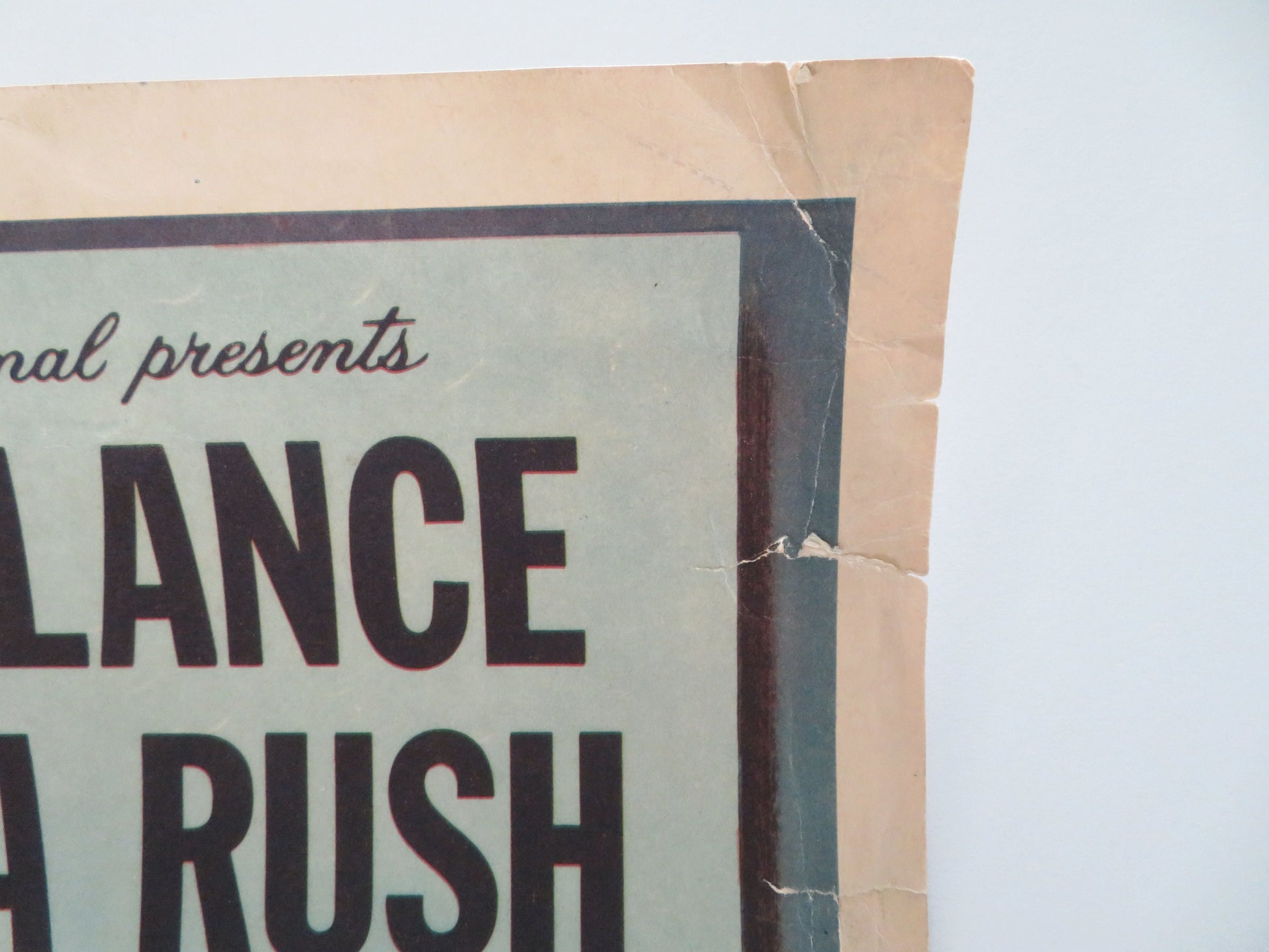 Kiss of Fire US Insert Poster Jack Palance Barbara Rush 1955 Movie posters