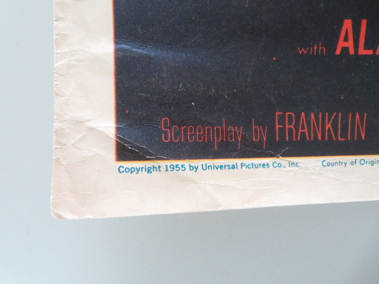 Kiss of Fire US Insert Poster Jack Palance Barbara Rush 1955 Movie posters