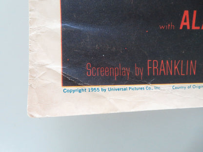 Kiss of Fire US Insert Poster Jack Palance Barbara Rush 1955 Movie posters