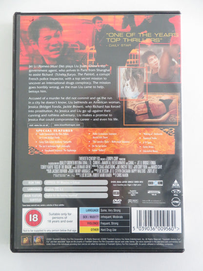 Kiss of the Dragon (DVD) Jet Li Bridget Fonda 2001 Region 2 Movie posters