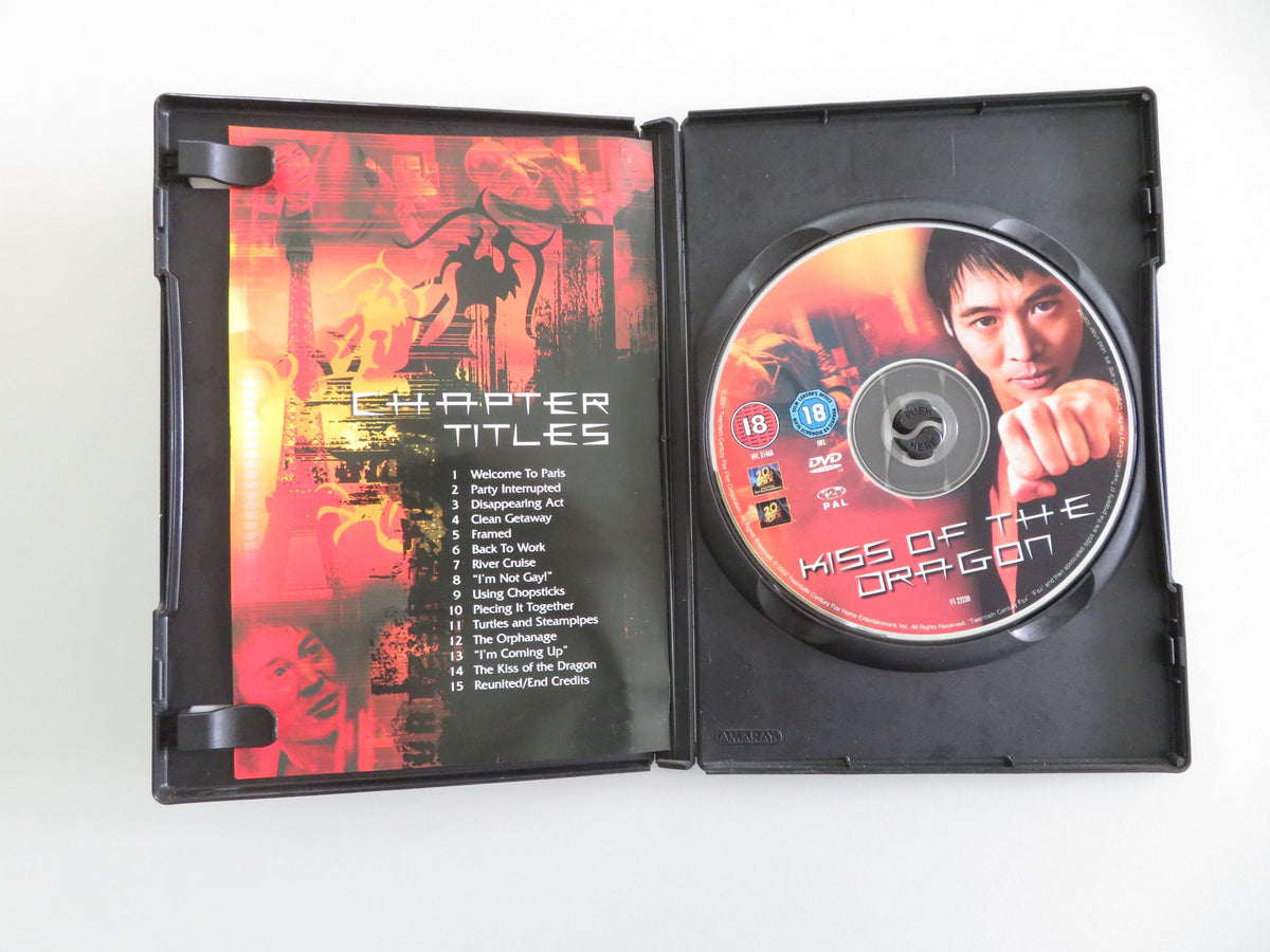 Kiss of the Dragon (DVD) Jet Li Bridget Fonda 2001 Region 2 Movie posters