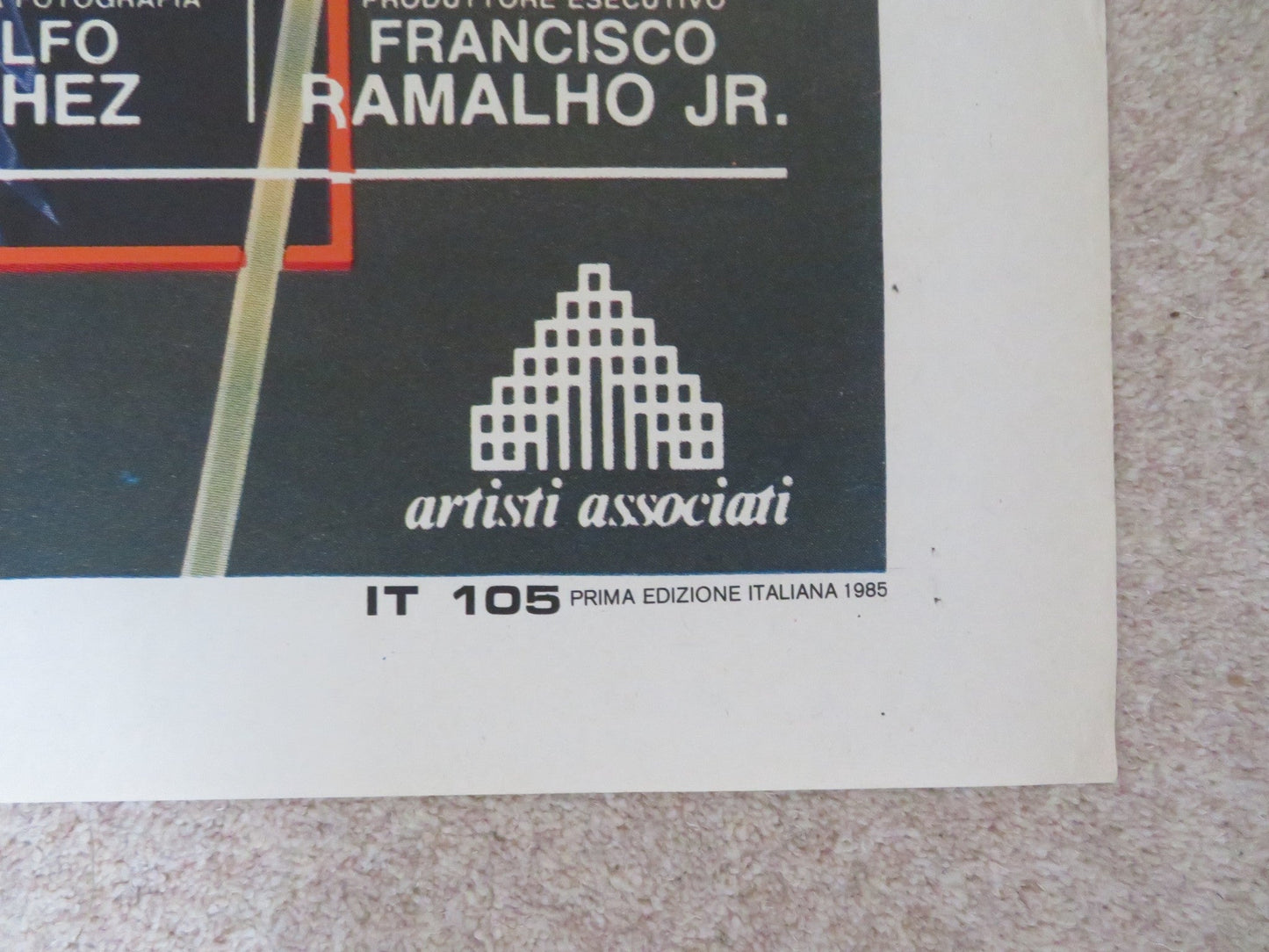 KISS OF THE SPIDER WOMAN ITALIAN 2 FOGLIO POSTER JOHN HURT RAUL JULIA 1985 Rendezvous Cinema Movie posters