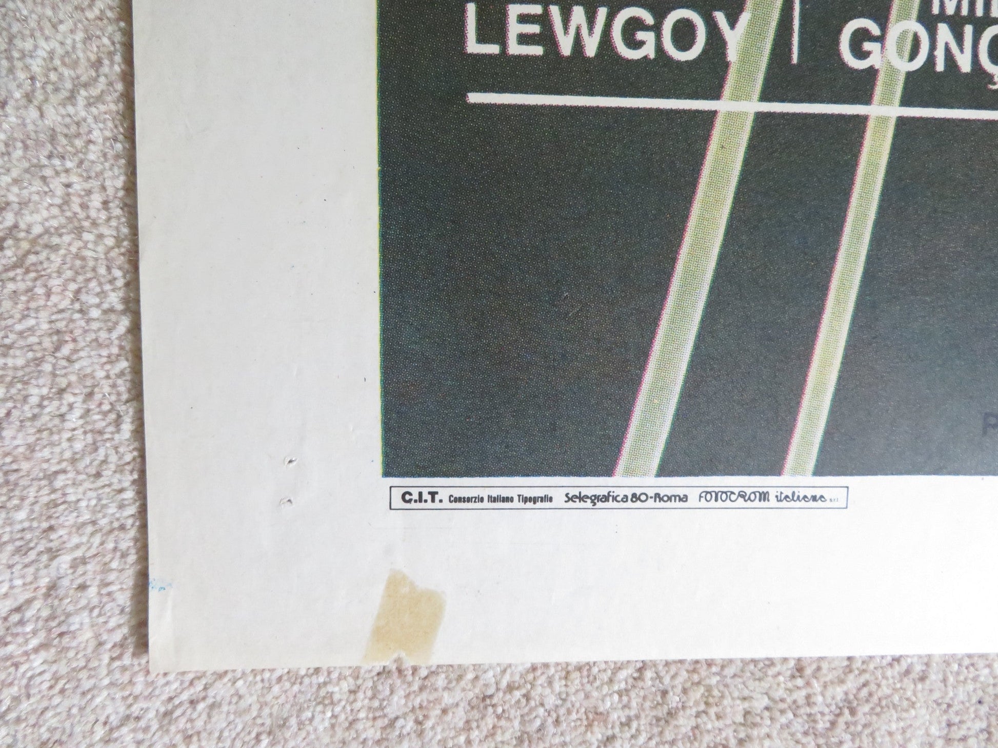 KISS OF THE SPIDER WOMAN ITALIAN 2 FOGLIO POSTER JOHN HURT RAUL JULIA 1985 Rendezvous Cinema Movie posters