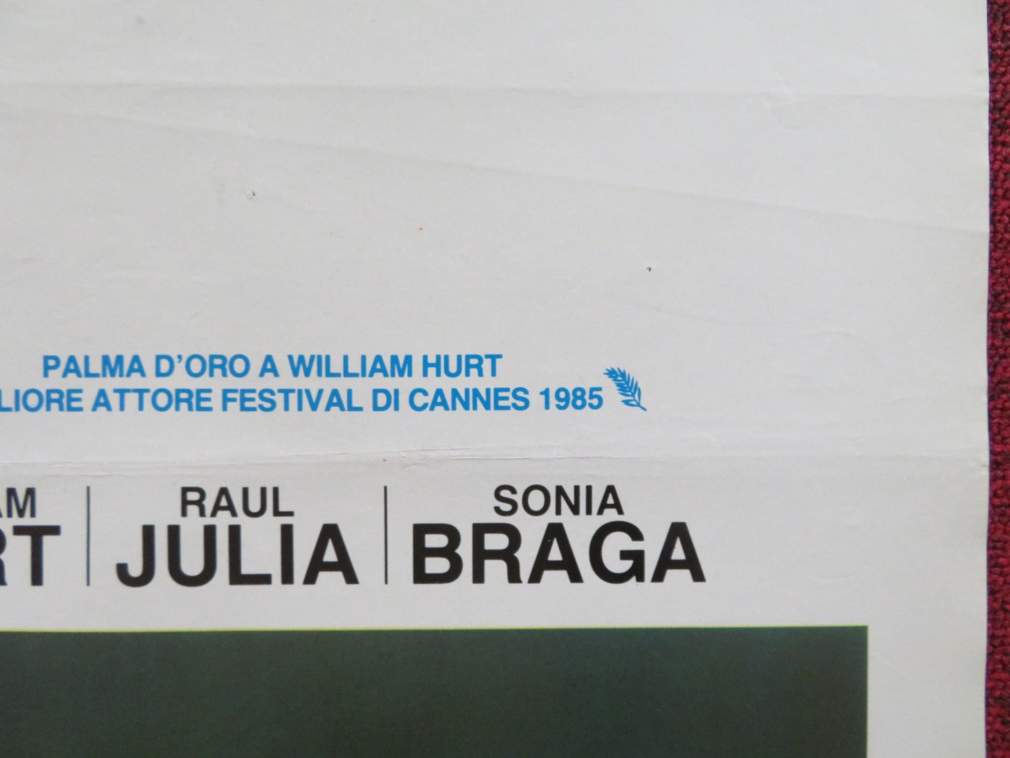 KISS OF THE SPIDER WOMAN ITALIAN LOCANDINA POSTER WILLIAM HURT RAUL JULIA 1985 Rendezvous Cinema Movie posters