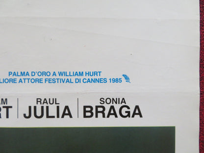 KISS OF THE SPIDER WOMAN ITALIAN LOCANDINA POSTER WILLIAM HURT RAUL JULIA 1985 Rendezvous Cinema Movie posters