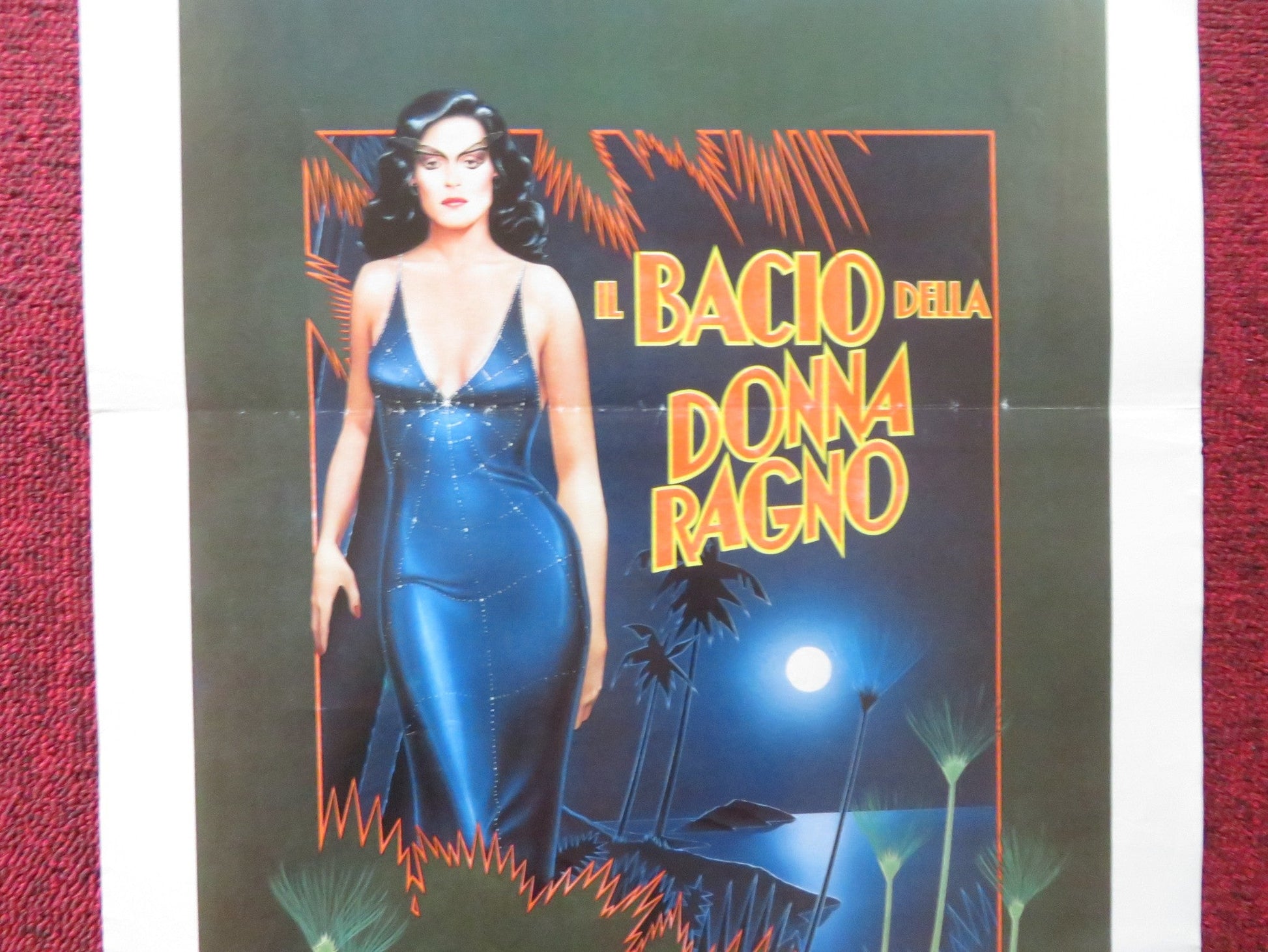 KISS OF THE SPIDER WOMAN ITALIAN LOCANDINA POSTER WILLIAM HURT RAUL JULIA 1985 Rendezvous Cinema Movie posters