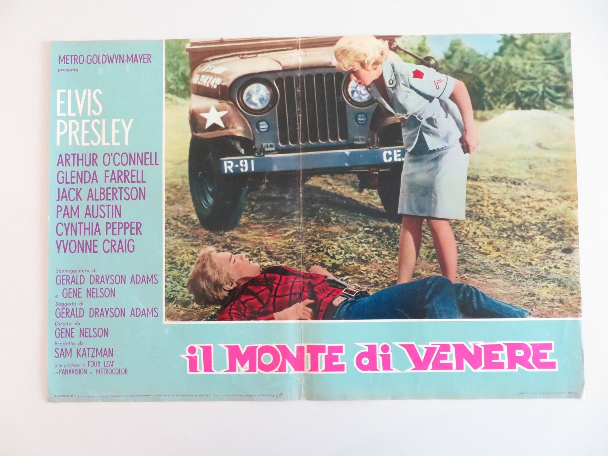 KISSIN' COUSINS - F ITALIAN FOTOBUSTA POSTER ELVIS PRESLEY ARTHUR O'CONNELL 1964 Rendezvous Cinema Movie posters