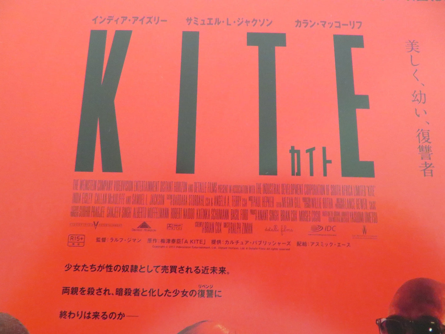 KITE JAPANESE CHIRASHI (B5) POSTER INDIA EISLEY JACO MULLER 2014 Rendezvous Cinema Movie posters