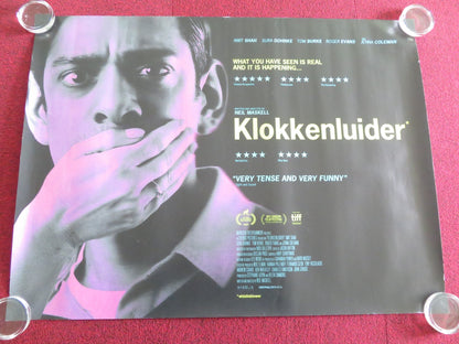 KLOKKENLUIDER UK QUAD ROLLED POSTER TOM BURKE JENNA COLEMAN 2022 Movie posters