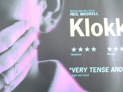 KLOKKENLUIDER UK QUAD ROLLED POSTER TOM BURKE JENNA COLEMAN 2022 Movie posters