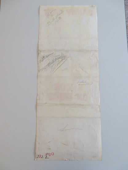 KNOCK ON WOOD US INSERT POSTER DANNY KAYE MAI ZETTERLING 1954 Rendezvous Cinema Movie posters