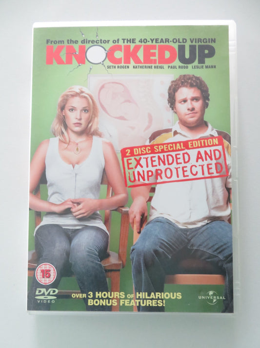 Knocked up - 2 disc special edition (DVD) Seth Rogen 2007 Region 2, 4, 5, 6 Movie posters