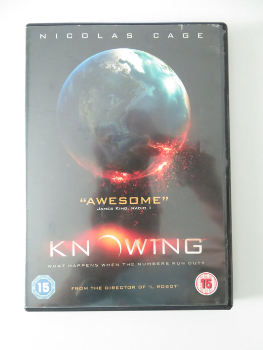 Knowing (DVD) Nicolas Cage Chandler Canterbury Rose Byrne 2009 Region 2 Movie posters