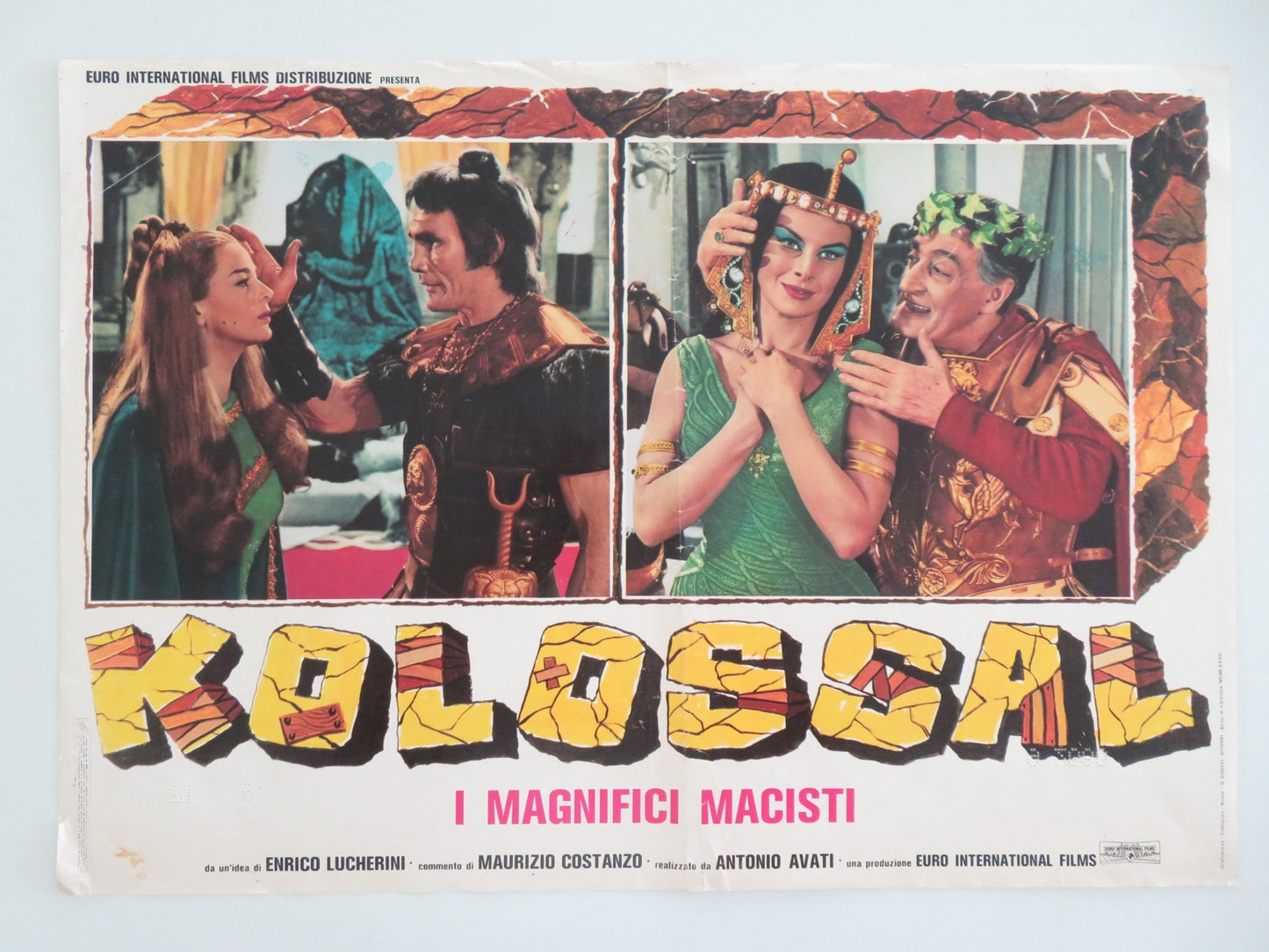 KOLOSSAL I MAGNIFICI MACISTI - F ITALIAN FOTOBUSTA POSTER ALONSO BALBO 1977 Movie posters