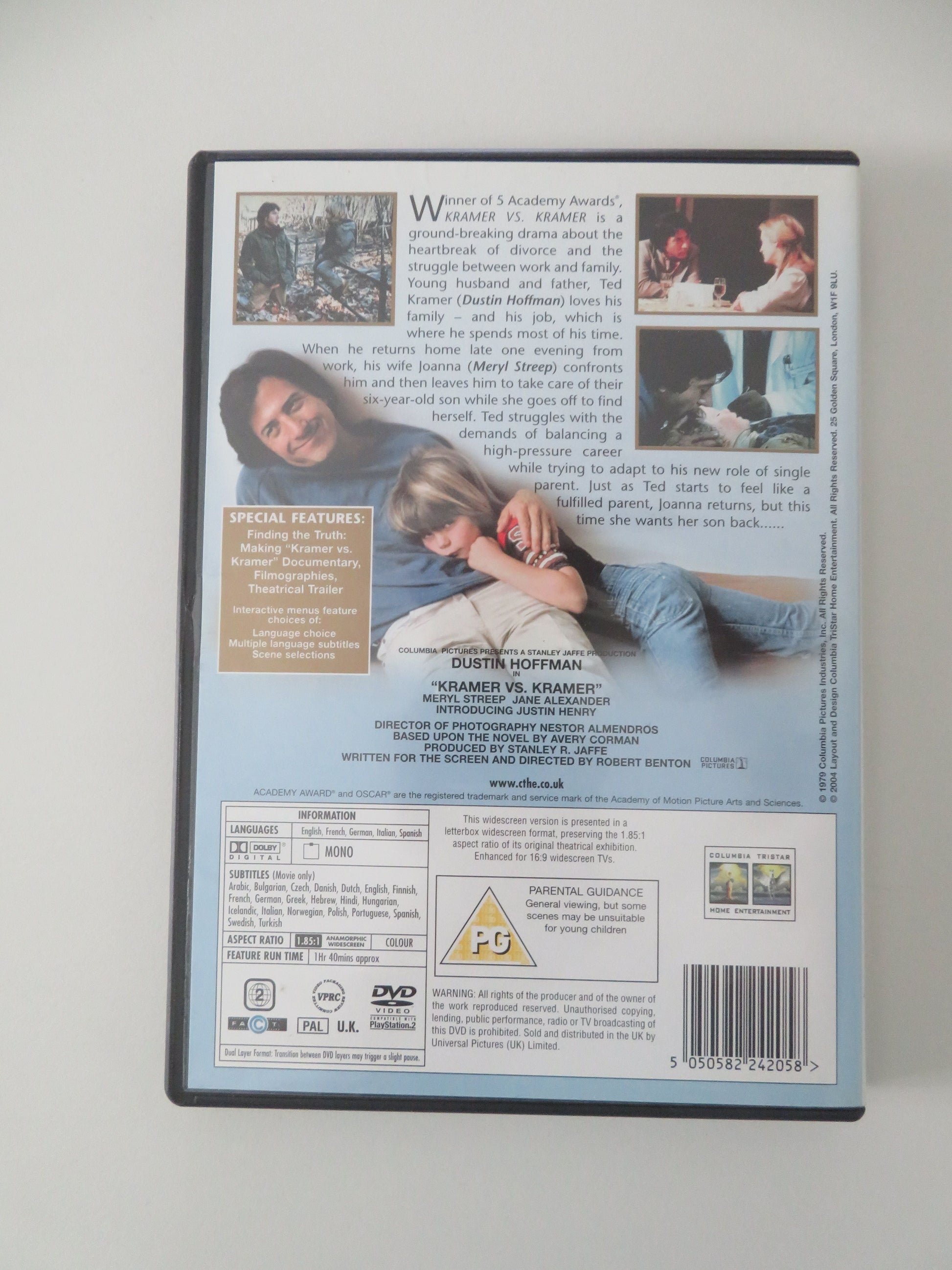 Kramer vs. Kramer (DVD) Dustin Hoffman Meryl Streep 1979 Region 2 + 4 Movie posters