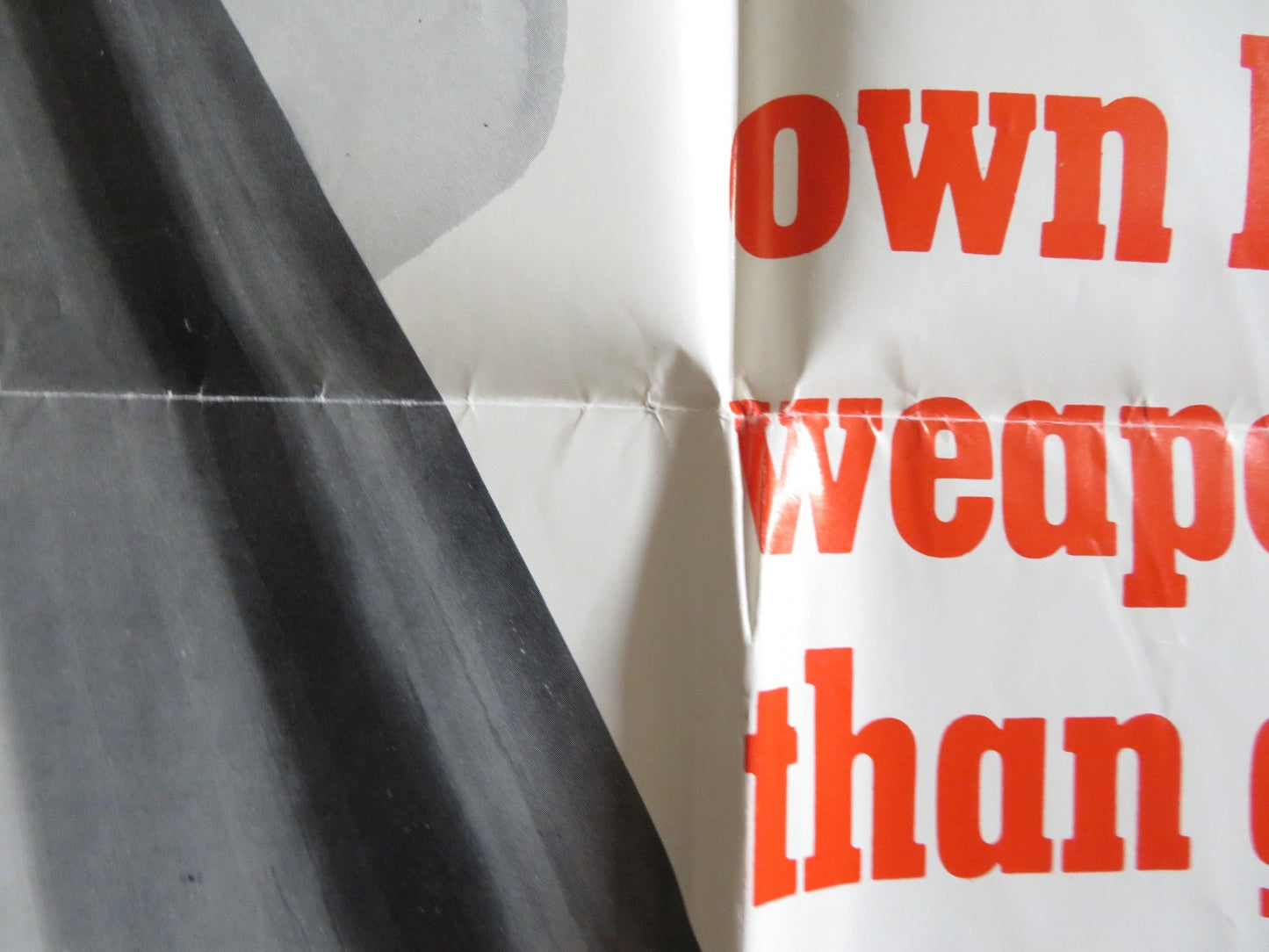 KUNG FU - RY FOLDED US ONE SHEET POSTER LEE SHEUNG PAI YING 1972 Rendezvous Cinema Movie posters