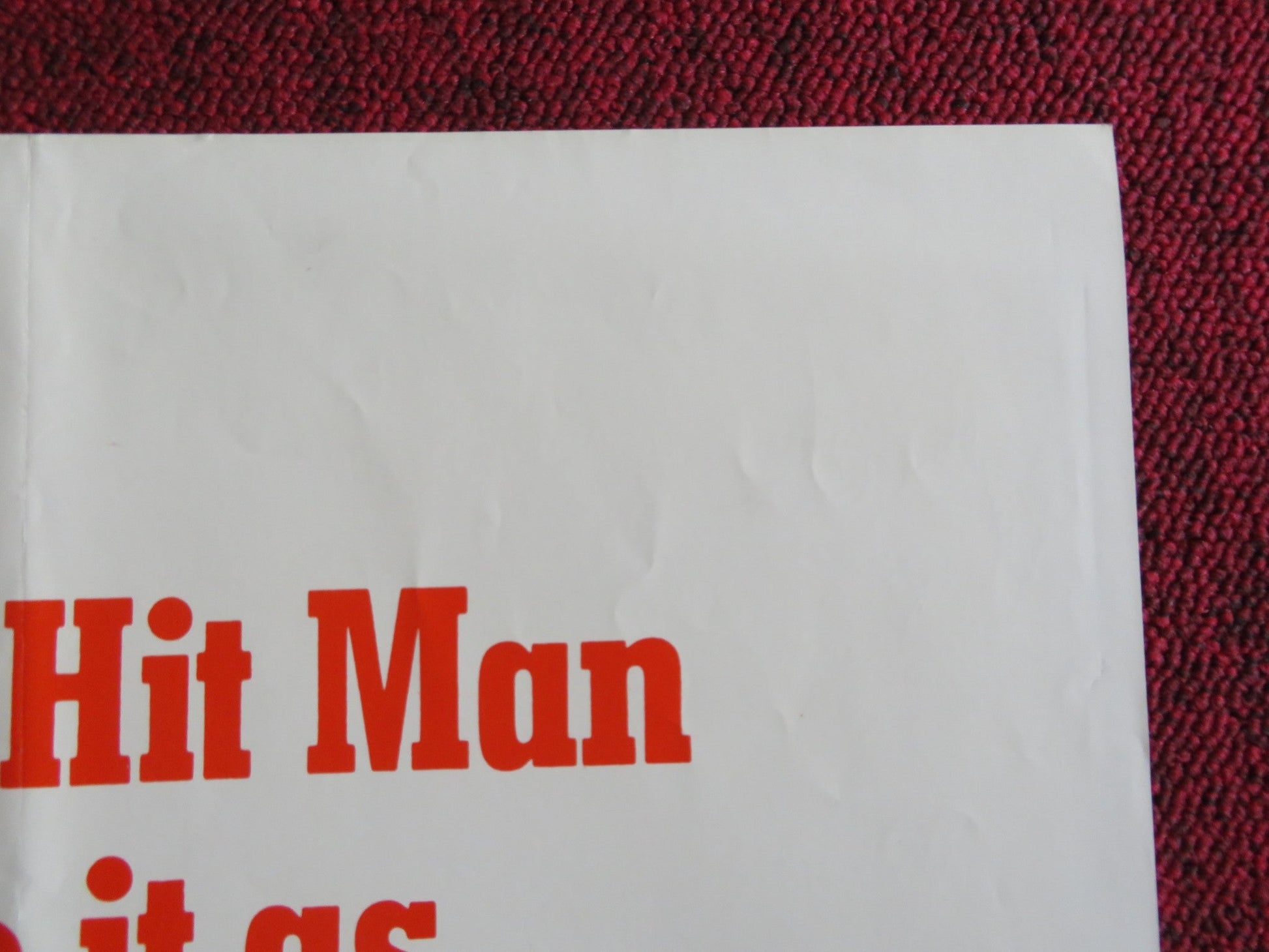 KUNG FU - RY FOLDED US ONE SHEET POSTER LEE SHEUNG PAI YING 1972 Rendezvous Cinema Movie posters