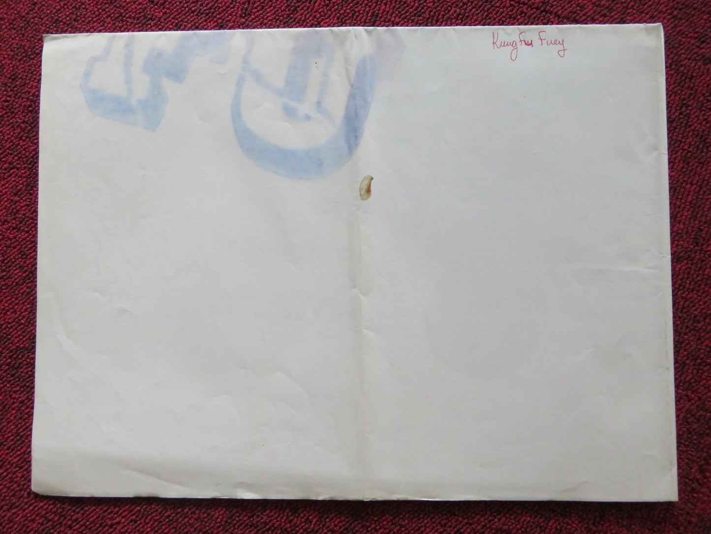 KUNG FU - RY FOLDED US ONE SHEET POSTER LEE SHEUNG PAI YING 1972 Rendezvous Cinema Movie posters