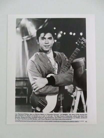 LA BAMBA MOVIE STILL PHOTO LOT OF 6 LOU DIAMOND PHILLIPS ESAI MORALES 1987 - Rendezvous Cinema