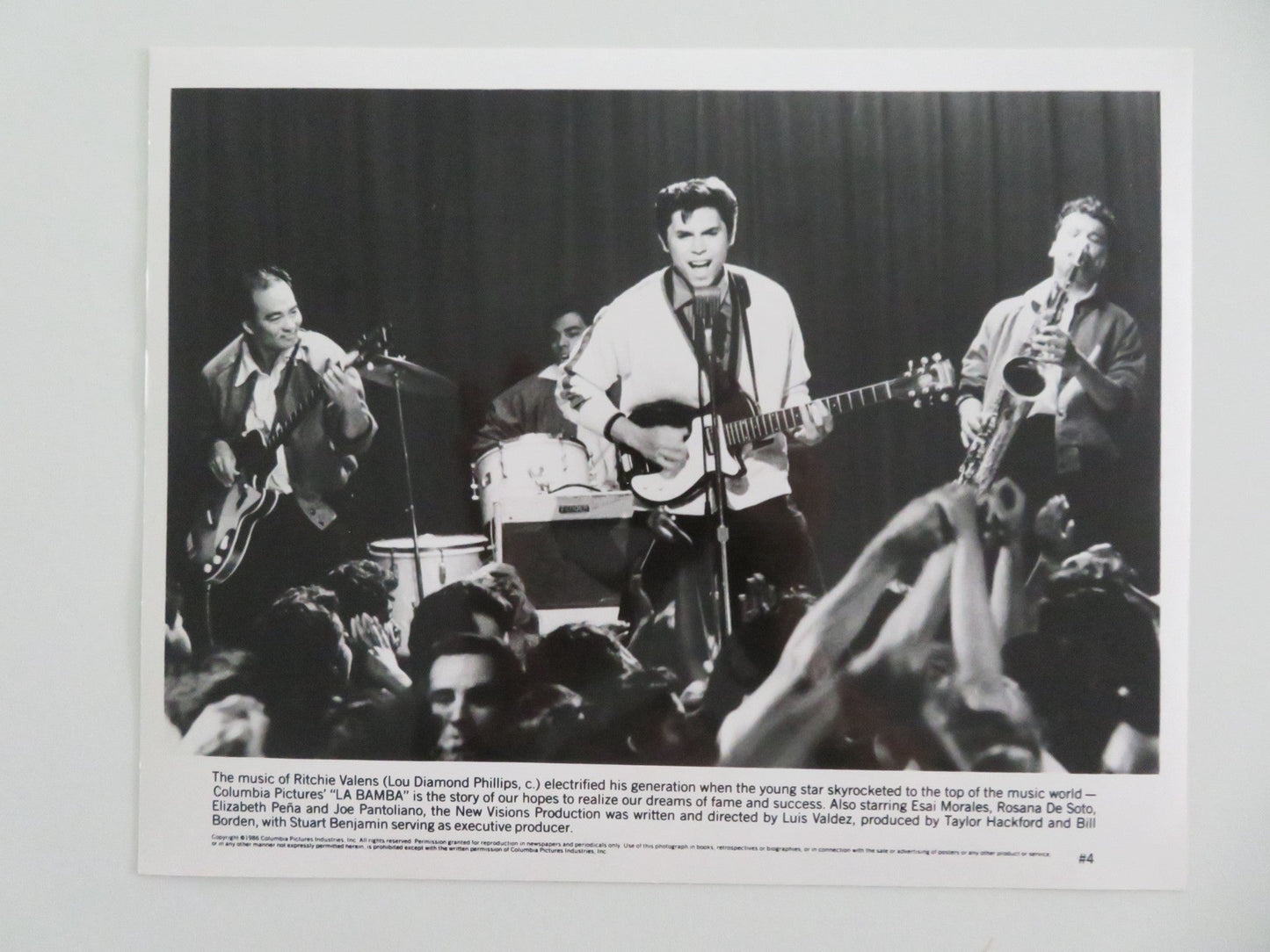 LA BAMBA MOVIE STILL PHOTO LOT OF 6 LOU DIAMOND PHILLIPS ESAI MORALES 1987 - Rendezvous Cinema