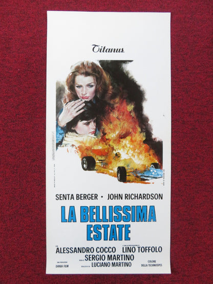 LA BELLISSIMA ESTATE ITALIAN LOCANDINA POSTER SENTA BERGER JOHN RICHARDSON 1974 Rendezvous Cinema Movie posters