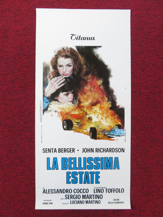 LA BELLISSIMA ESTATE ITALIAN LOCANDINA POSTER SENTA BERGER JOHN RICHARDSON 1974 Rendezvous Cinema Movie posters
