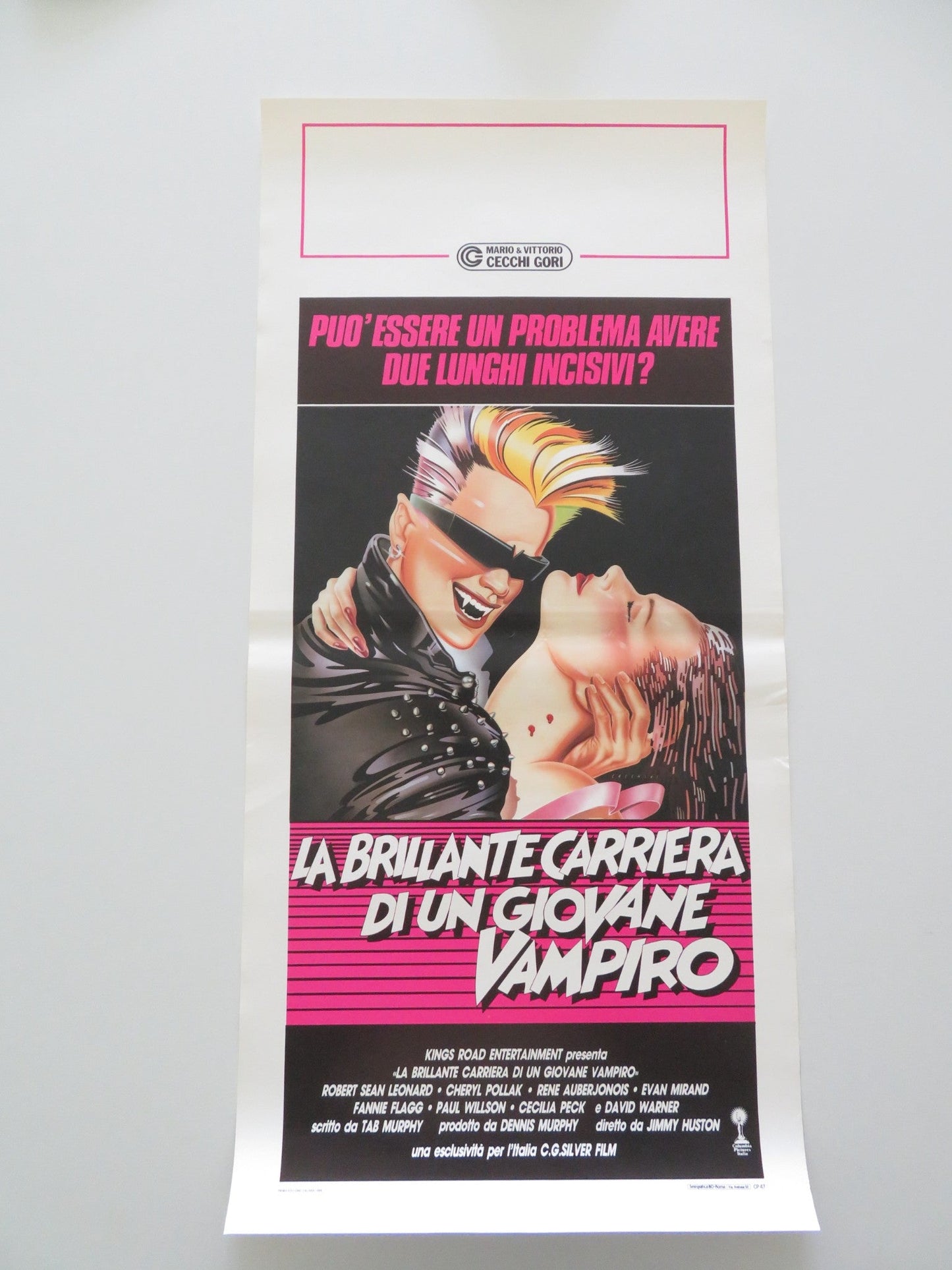 LA BRILLANTE CARRIERA DI UN GIOVANE VAMPIRO ITALIAN LOCANDINA POSTER 1988 Movie posters