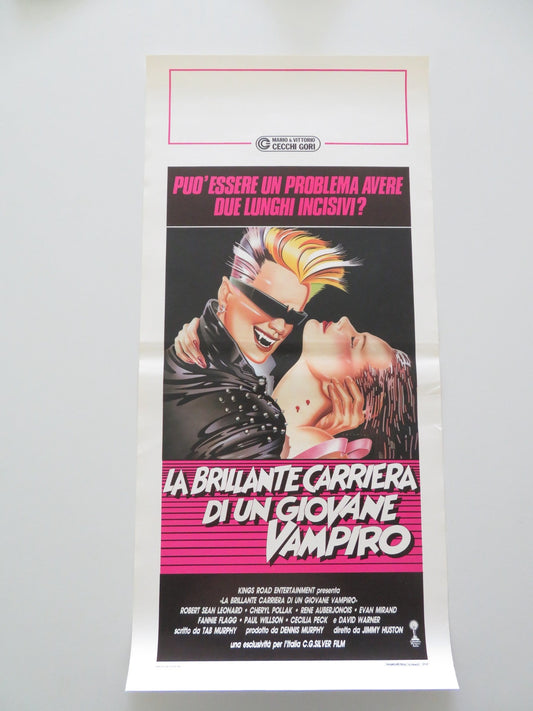 LA BRILLANTE CARRIERA DI UN GIOVANE VAMPIRO ITALIAN LOCANDINA POSTER 1988 Movie posters