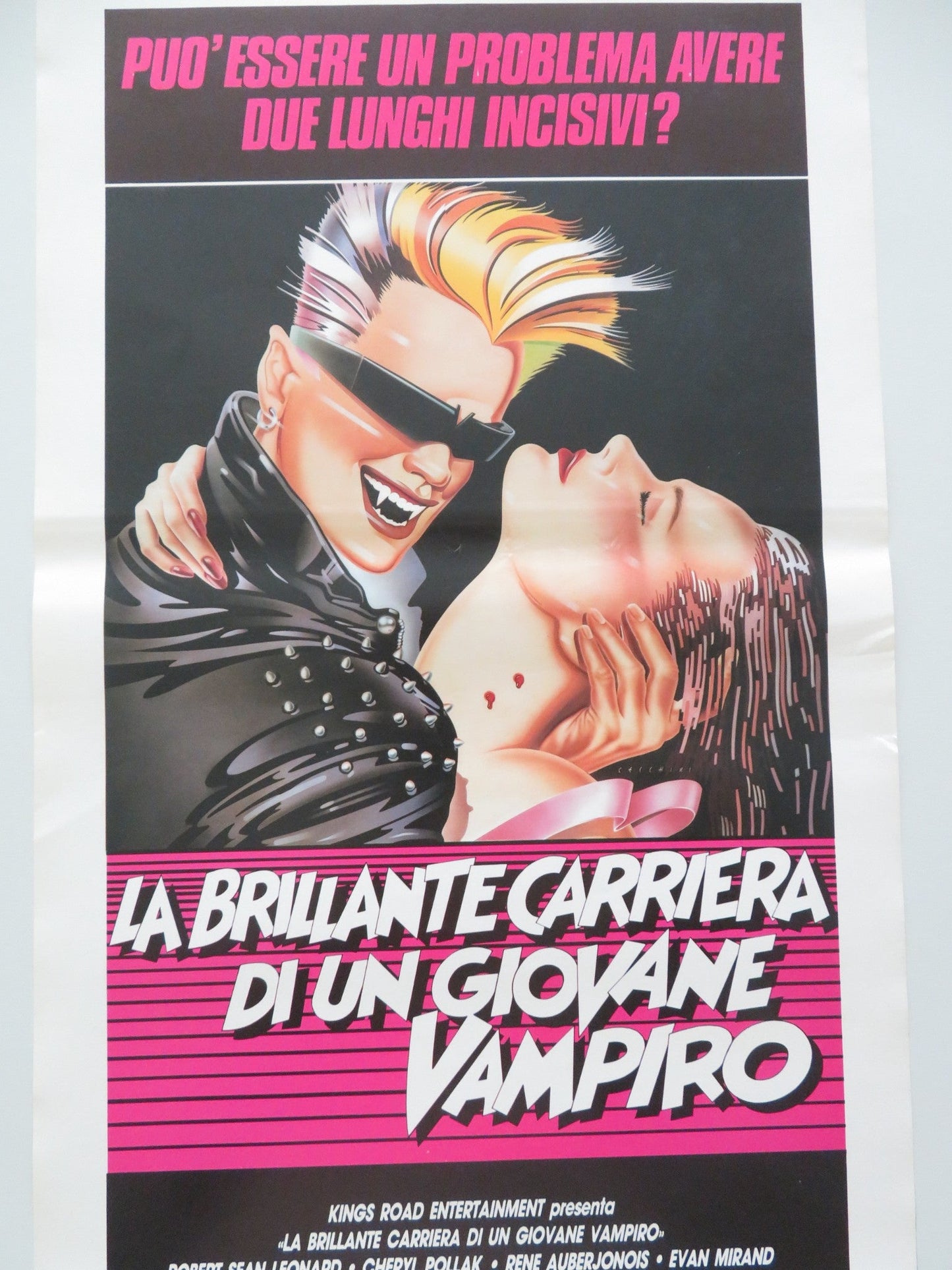 LA BRILLANTE CARRIERA DI UN GIOVANE VAMPIRO ITALIAN LOCANDINA POSTER 1988 Movie posters