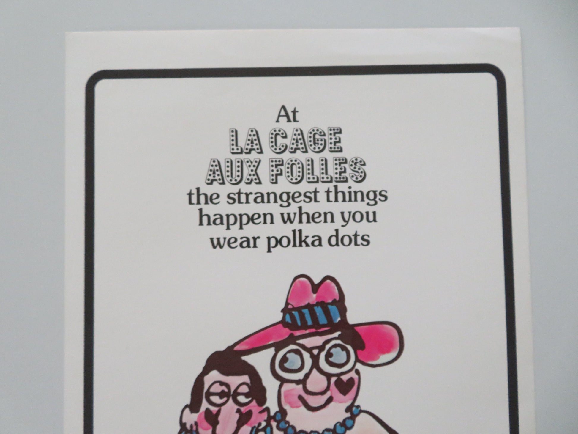 La Cage aux Folles - A US Insert Poster Ugo Tognazzi Michel Serrault 1979 Movie posters