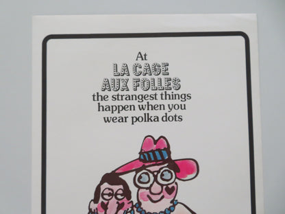 La Cage aux Folles - A US Insert Poster Ugo Tognazzi Michel Serrault 1979 Movie posters