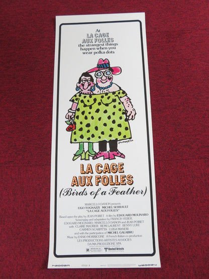 LA CAGE AUX FOLLES - STYLE B US INSERT POSTER UGO TOGNAZZI MICHEL SERRAULT 1979 Rendezvous Cinema Movie posters
