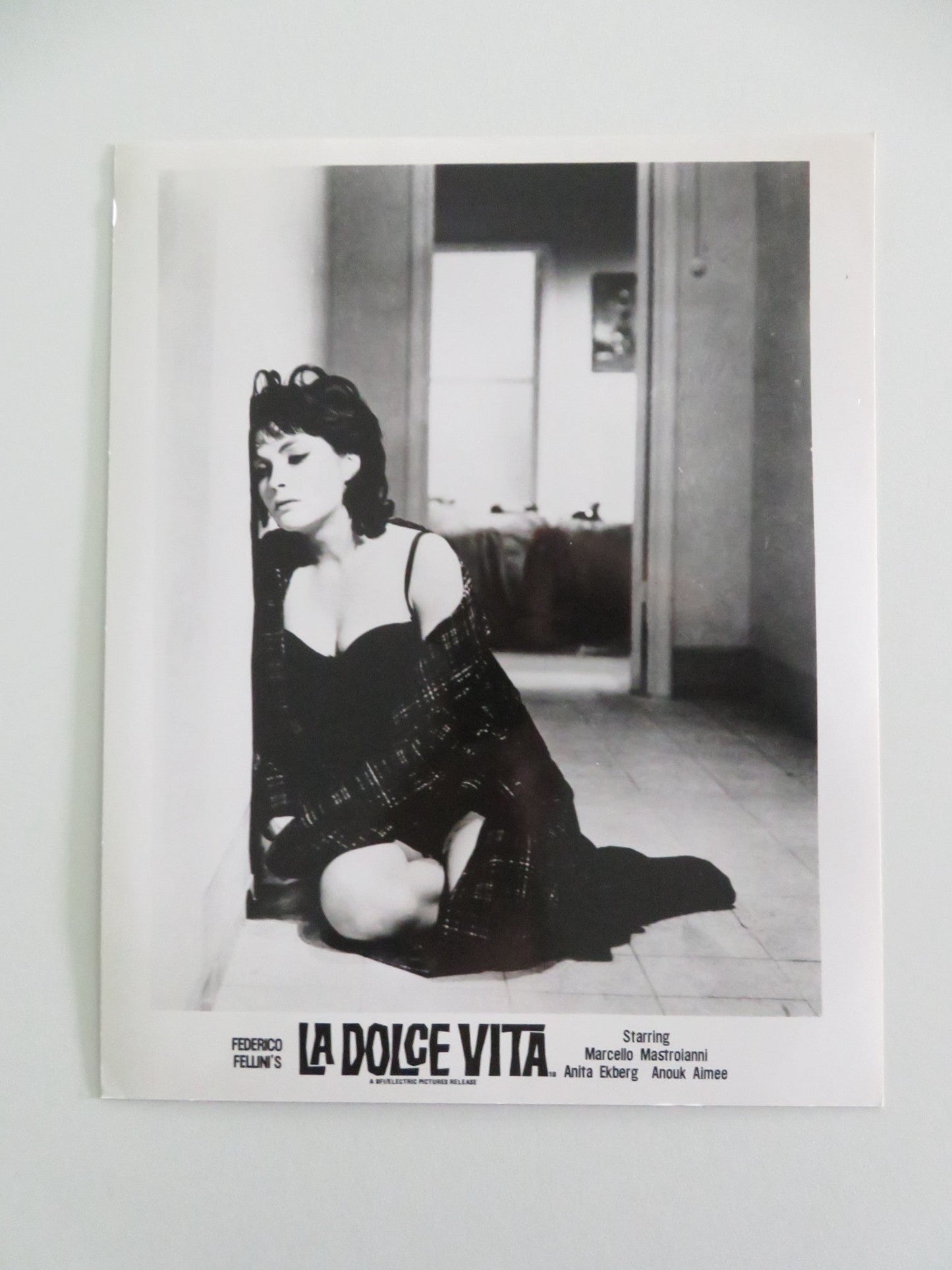 LA DOLCE VITA MOVIE STILL PHOTO LOT OF 5 ANITA EKBERG MARCELLO MASTROIANNI Movie posters