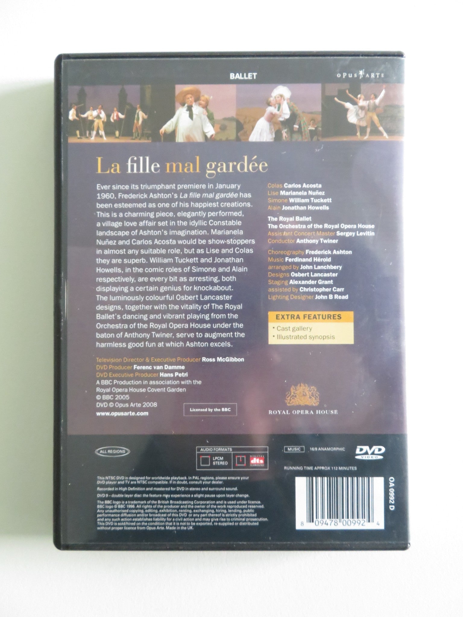 LA FILLE MAL GARDEE (DVD) BBC ROYAL OPERA HOUSE MARIANELA NUNEZ 2008 REGION ALL Rendezvous Cinema Movie posters