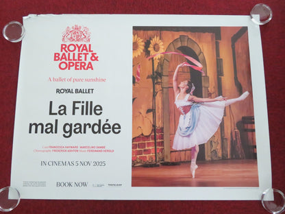 LA FILLE MAL GARDEE UK QUAD ROLLED POSTER ROYAL BALLET & OPERA F. HAYWARD 2025 Movie posters