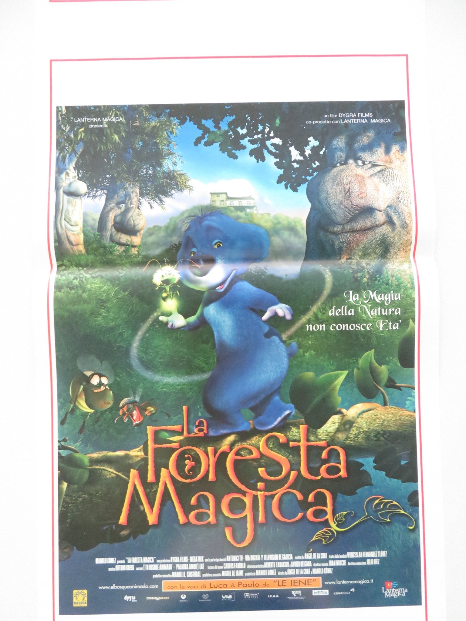 La Foresta Magica ITALIAN LOCANDINA POSTER Nacho Aldeguer Mar Bordallo 2001 Movie posters