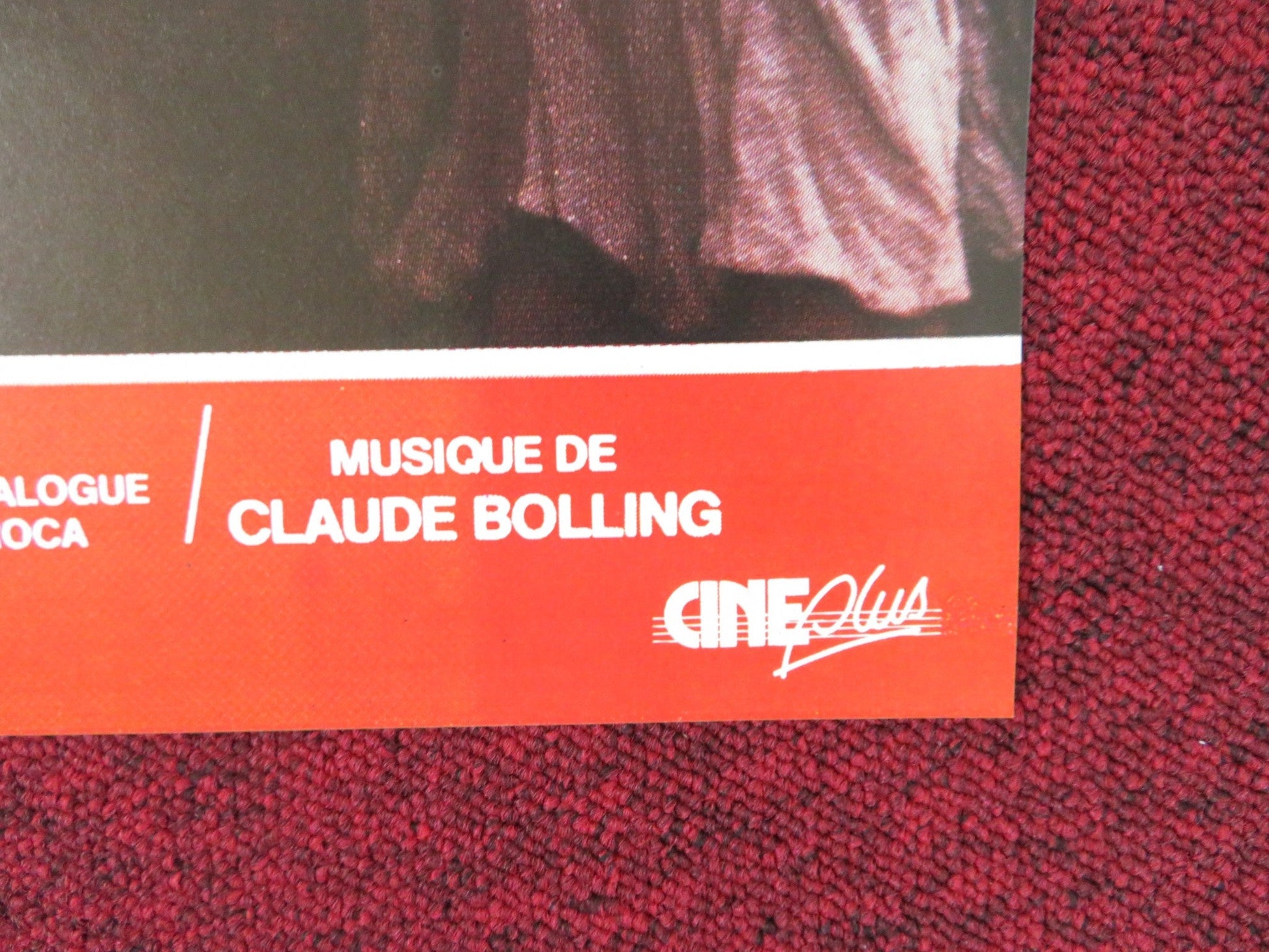 LA GITANE GERMAN A1 POSTER FOLDED CLAUDE BRASSEUR VALERIE KAPRISKY 1987 Rendezvous Cinema Movie posters