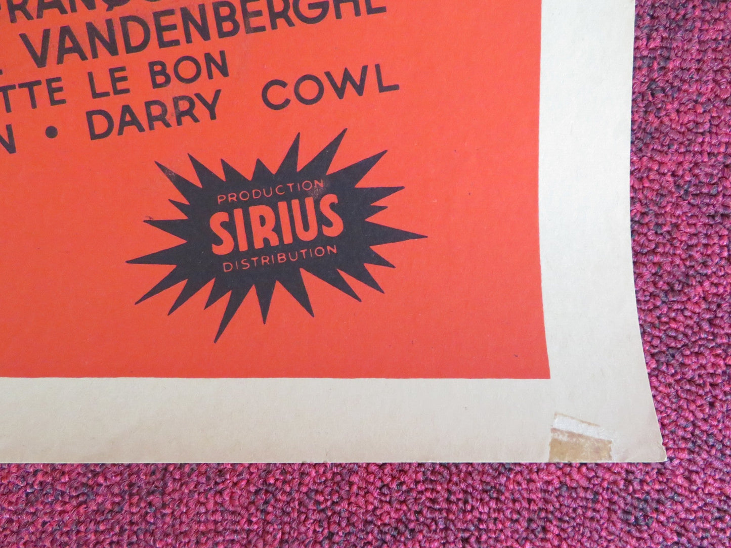 LA JOYEUSE PRISON FRENCH POSTER ROLLED MICHEL SIMON DED RYSEL 1956 Rendezvous Cinema Movie posters