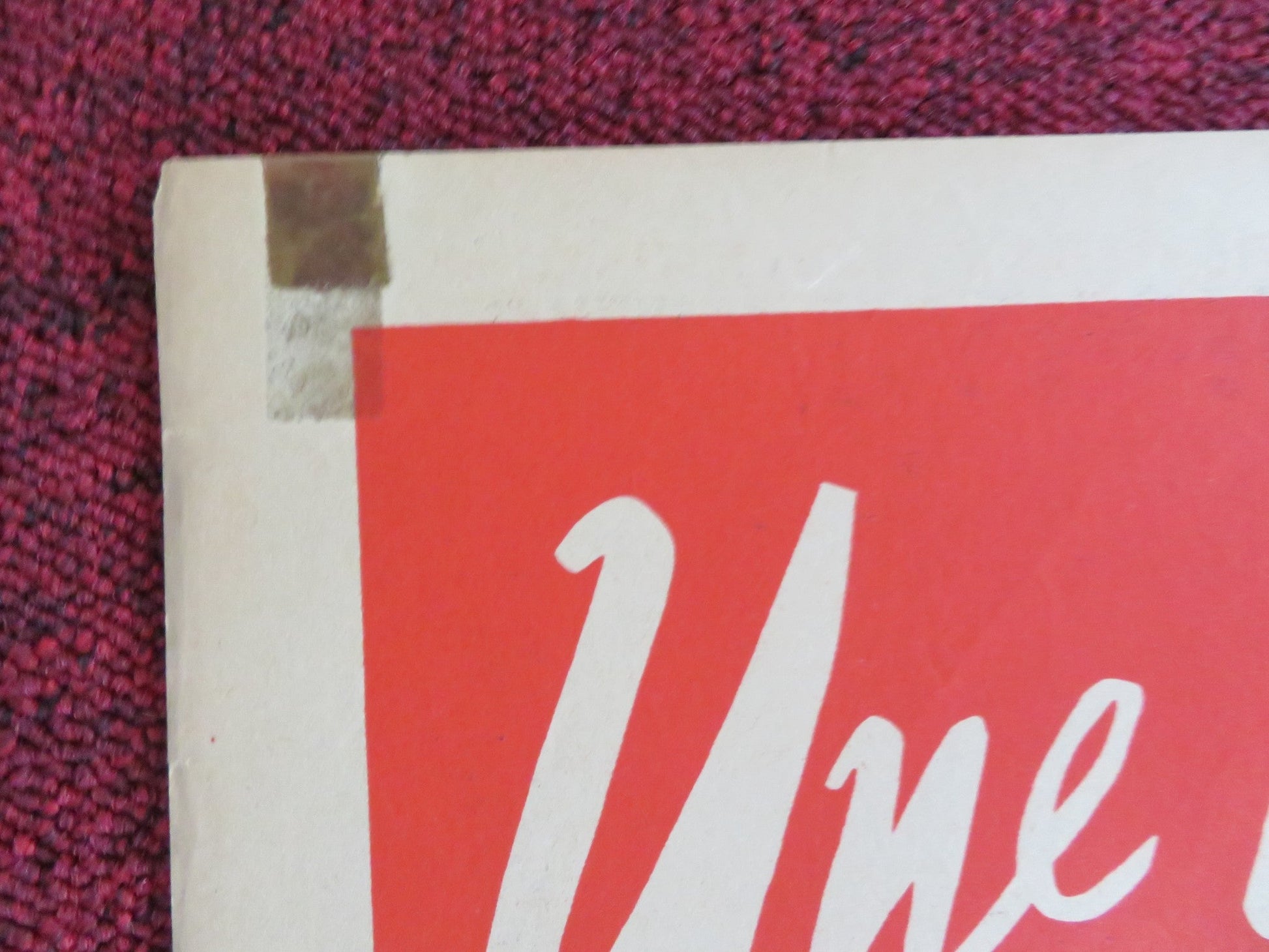 LA JOYEUSE PRISON FRENCH POSTER ROLLED MICHEL SIMON DED RYSEL 1956 Rendezvous Cinema Movie posters