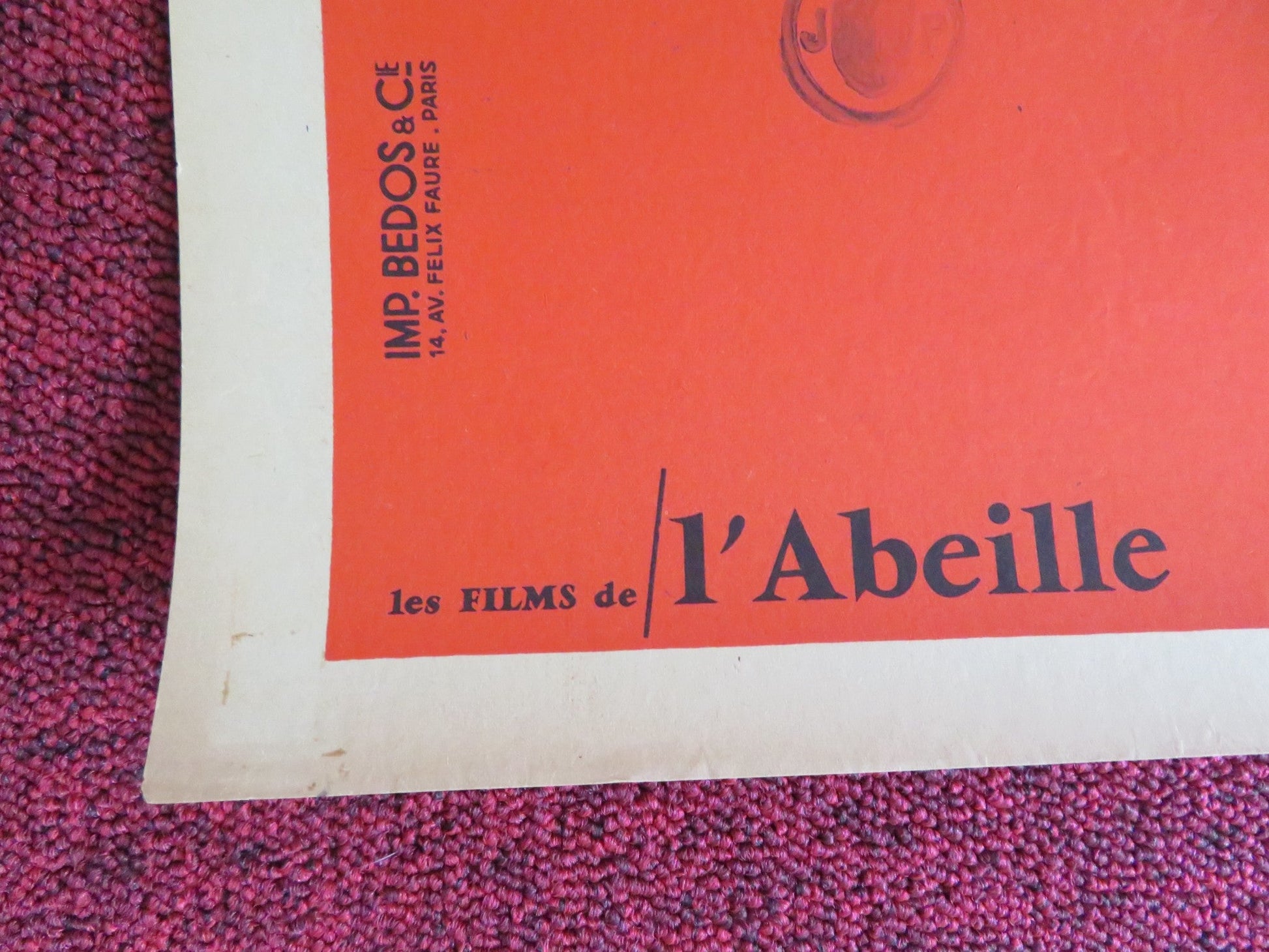 LA JOYEUSE PRISON FRENCH POSTER ROLLED MICHEL SIMON DED RYSEL 1956 Rendezvous Cinema Movie posters