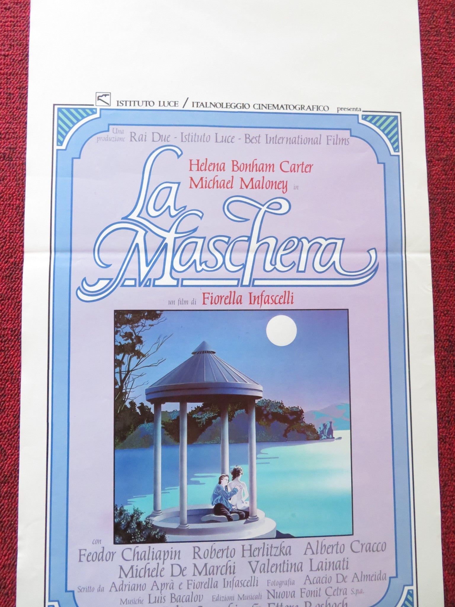 LA MASCHERA ITALIAN LOCANDINA POSTER HELENA BONHAM CARTER MICHAEL MALONEY 1988 Rendezvous Cinema Movie posters