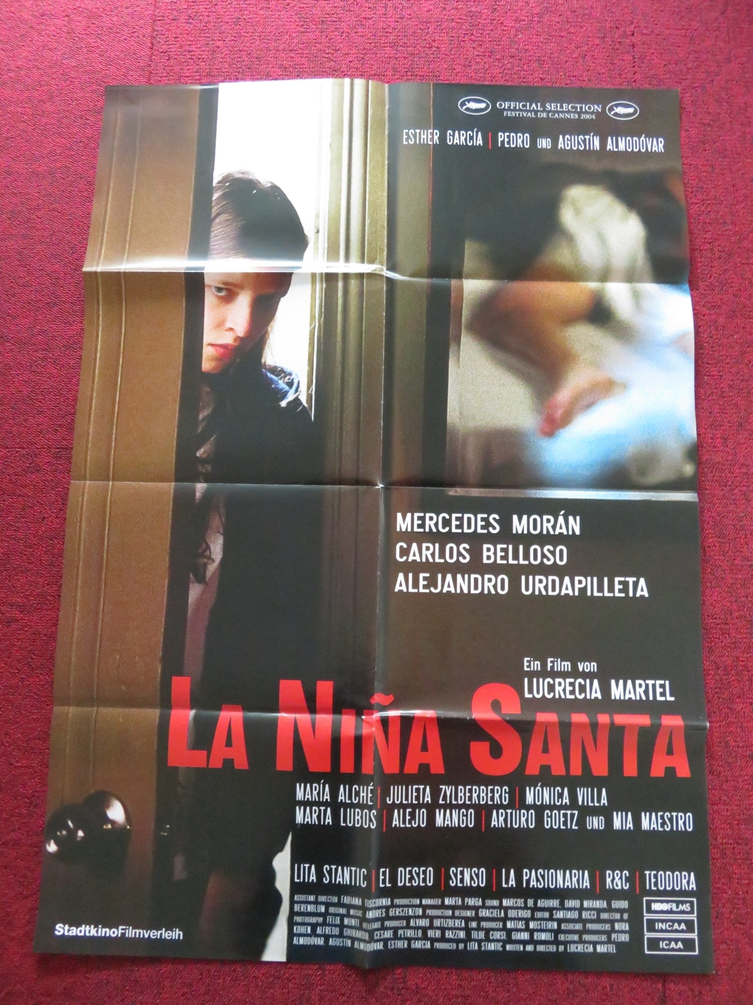 LA NINA SANTA GERMAN A1 POSTER FOLDED MARIA ALCHE JULIETA ZYLBERBERG 2004 Rendezvous Cinema Movie posters