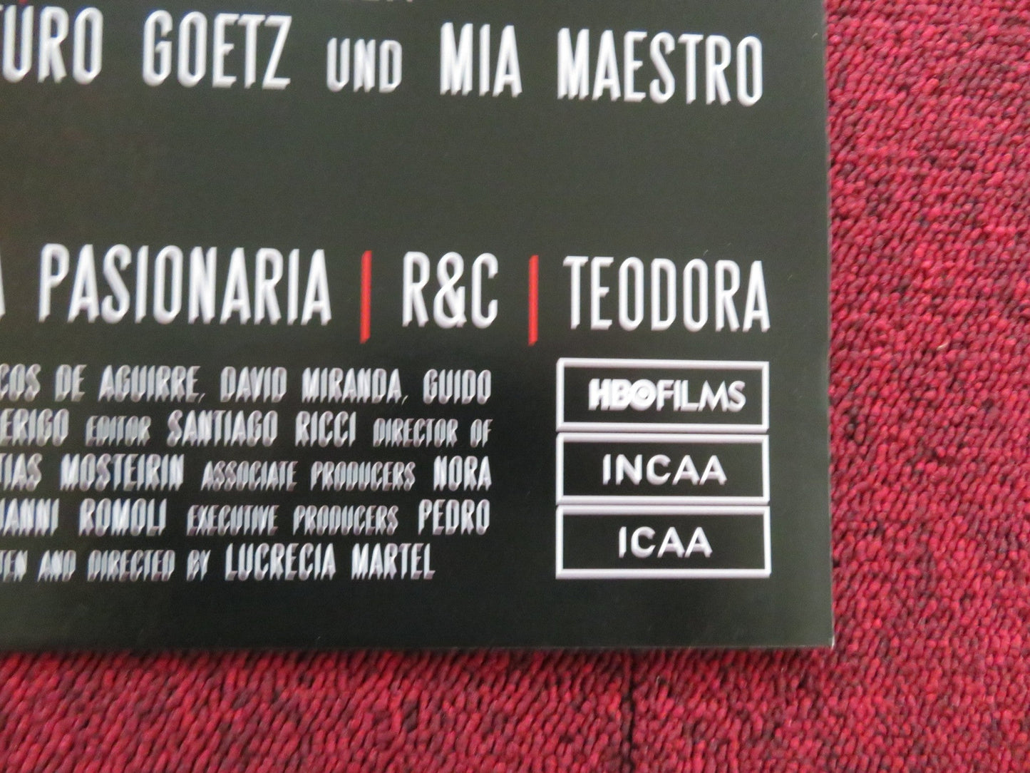 LA NINA SANTA GERMAN A1 POSTER FOLDED MARIA ALCHE JULIETA ZYLBERBERG 2004 Rendezvous Cinema Movie posters