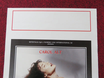 LA PUI BELLA DEL REAME ITALIAN LOCANDINA POSTER CAROL ALT JON FINCH 1989 Rendezvous Cinema Movie posters