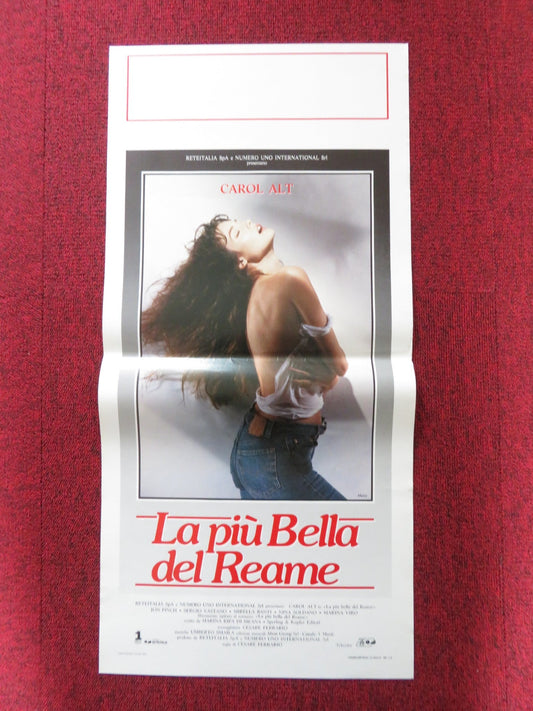 LA PUI BELLA DEL REAME ITALIAN LOCANDINA POSTER CAROL ALT JON FINCH 1989 Rendezvous Cinema Movie posters